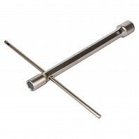 Ключ свечной кованый двусторонний 16x21мм, 280мм с воротком