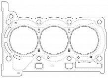 Прокладка ГБЦ для а/м Toyota Vitz II (05-)/Citroen C1 (05-) 1.0i [1KR-FE]