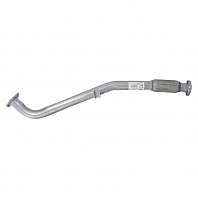 Труба выхлопная для автомобилей ГАЗель Бизнес (3221) дв.УМЗ Евро-3, ISF2.8S Евро-4 длинная (алюминизированная сталь)