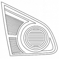 Фонарь задний для автомобилей Nissan Qashqai J10 (06-) внутренний, левый