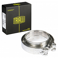 Хомут глушителя V-band с фланцами D=70 мм (нержавеющая сталь)