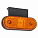 Огонь габаритный светодиодный, 12/24В, оранжевый, съемный кронштейн, комплект 8 шт. МП-серия airline ASML108 