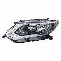 Фара для автомобилей Nissan X-Trail T32 (13-) рестайлинг, галоген/светодиодная, с ДХО, электрический корректор, левая