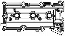 Крышка клапанная для а/м Infiniti FX (03-) 3.5i [VQ35DE] (левая.)