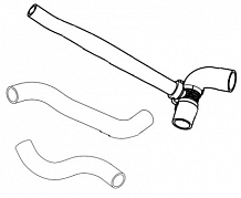 Патрубки охл. для а/м Chevrolet Niva (02-)/Лада 2123 (02-) (EPDM, кмпл., 3шт.)