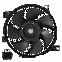 Электровентилятор кондиционера для автомобилей Toyota Land Cruiser Prado 150 (09-) 2.8D/3.0D/4.0i (с кожухом)