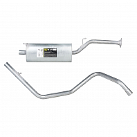 Глушитель для автомобилей Лада 21214 Евро-2 (77-) 1.7 с ГБО основной (алюминизированная сталь)