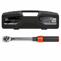 Ключ динамометрический 1/4" 5-25Нм PRO, кнопка быстр.сброса, алюмин.рук., кейс