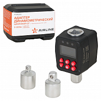 Адаптер динамометрический цифровой 1/2" 2-30Нм, с переходниками (1/4", 3/8"), кейс