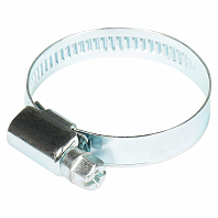 Хомут червячный 25-40/9 мм, стандарт, W1 (оцинк)