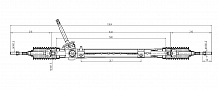 Механизм рулевой (рейка) для автомобиля Renault Megane II (02-)/Scenic II (03-) (механический)
