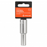 Головка торцевая 1/2"DR двенадцатигранная 8мм, L=78мм пласт.подвес