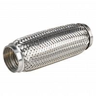 Виброкомпенсатор выхлопной трубы (Гофра) 50x200 InterLock (нержавеющая сталь)