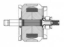 Ротор генератора для автомобилей Лада Vesta (15-)/XRay (15-)/VAG Octavia III (13-) 1.6i