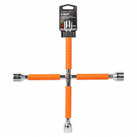 Ключ баллонный крестовой 350мм PRO с пластиковыми рукоятками (17х19х21х22)