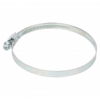 Хомут 80-100/9мм, червячный, усиленный, W1(оцинк), 1 шт.