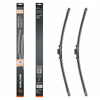 Щетки стеклоочистителя комплект 600/550мм (24"/22") бескаркасные PREMIUM с креплением "MBTL1.1", 2 штуки