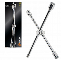 Ключ баллонный крестовой складной (17*19*21*1/2) 400мм PRO