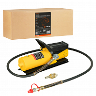 Насос пневмогидравлический 0.7л, ножной привод, шланг 1.5м