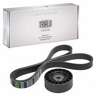 Ремкомплект привода для автомобилей ГАЗ/УАЗ (ЗМЗ-405/406/409) без ГУР (6PK1220 + ролик)