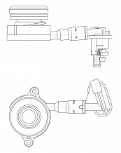 Муфта выключения сцепления для автомобилей Ford Kuga II (13-) (КПП B6) / Focus III (11-) (6МКПП) 1.5i