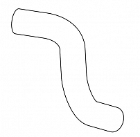 Патрубок охл. для а/м Hyundai Creta (15-) 1.6i AT нижн. (EPDM,1шт.)