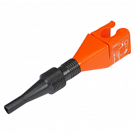 Воронка на горловину диаметром 2,5-5см с защелкой, гибкий носик