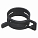 Хомут пружинный 25 (23,5-26,8/12мм), мин.24мм, самозажимной, хром-цинк(dacromet),черный airline ADSH013 