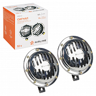 Сигнал звуковой дисковый 125мм 340/420Гц 118дБ 12В LOW/HIGH, кмпл. 2 шт.