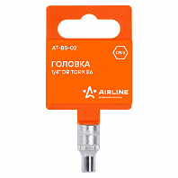 Головка торцевая 1/4"DR TORX E6, L=25мм
