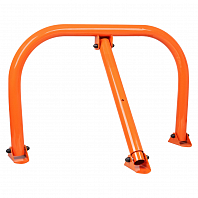 Барьер парковочный, с навесным замком, 750х500х500мм, оранжевый, МП-серия