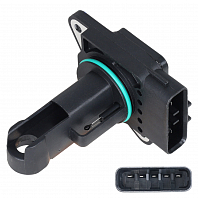 Датчик массового расхода воздуха для автомобилей Suzuki Grand Vitara II (05-) 2.0i/Mazda 3 BK (04-) 1.6i (без корпуса)