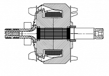 Ротор генератора для автомобилей Fiat Albea (02-)/500 (07-)/Doblo (01-) 1.4i