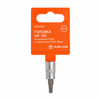 Головка 1/4" DR со вставкой TORX с отверстием TX25, 38мм