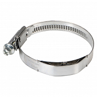 Хомут червячный 50-70/12мм с пружинной вставкой, W2 (нерж.)