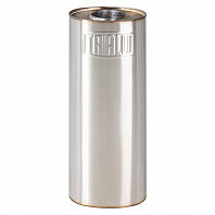 Глушитель универсальный (овальный) D=125x175, L=460, d=76 Один вход один выход (нержавеющая сталь)