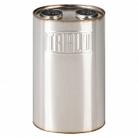 Глушитель универсальный (овальный) D=125x175, L=300, d=52 Два входа два выхода (нержавеющая сталь)