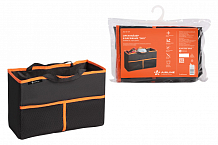 Органайзер в багажник "Эко" (37*24*15 см), черн./оранж.