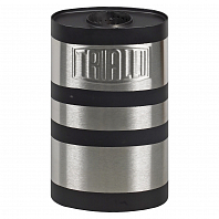 Глушитель универсальный (овальный) D=105x170, L=300, d=63 (1 вход 1 выход с камерой) (нержавеющая сталь) (резонатор)