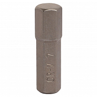 Бита вставка HEX 7мм 1/4", L=25мм