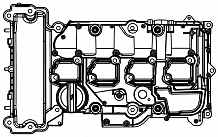 Крышка клапанная для а/м Mercedes-Benz E W212 (09-)/C W204 (07-) 1.8i (алюм., с прокл.)
