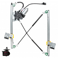 Стеклоподъёмник в сборе для а/м Ford Focus (98-) электрический передний правый с мотором (VWR 1078)