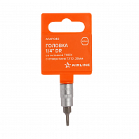 Головка 1/4" DR со вставкой TORX с отверстием TX10, 38мм