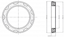Подшипник опоры передней стойки для автомобиля Лада 1118/2170