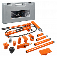 Растяжка гидравлическая для кузовных работ 10т, набор 17 пр., пласт. кейс