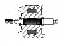Ротор генератора для автомобилей Ford Focus II (04-)/Fusion (02-) 1.4i/1.6i/Focus I (98-) 1.8i/2.0i
