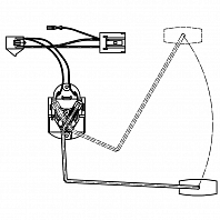 Датчик уровня топлива для автомобилей Лада 1117-1119