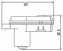 Электродвигатель стояночного тормоза для автомобилей Omoda S5 (22-)