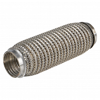 Виброкомпенсатор выхлопной трубы (Гофра) 45x200 Hydra/Wire Mesh (нержавеющая сталь)