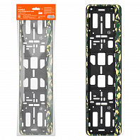 Рамка под номерной знак, камуфляж "Лето", рамка-книжка